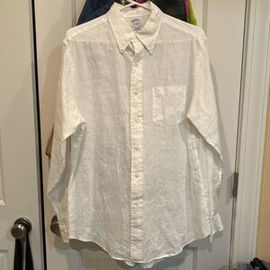 Brooks Brothers Irish linen button down shirt
